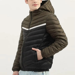 Factory Manufacturing <b>Men's</b> Customizable Casual Winter Canvas Puffer Jacket For <b>Men</b> - Product Image 4