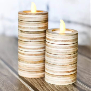 PORTE-BOUGIE EN BOIS POUR LA Décoration DE LA MAISON Meilleure Vente Bougie Pilier par Antique Creations - Product Image 1