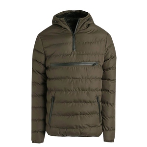Vente de gros Veste d'extérieur matelassée personnalisée de haute qualité pour hommes Mode à capuche d'automne et d'hiver pour hommes - Product Image 1