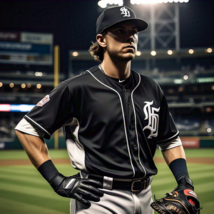 Camiseta de béisbol negra personalizada, camisetas de béisbol con botones OEM para hombre, conjuntos de uniformes de bola base de poliéster 100% - Product Image 1