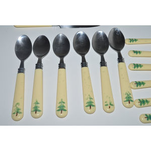 Juego de cubiertos de madera con mango de hueso y diseño estándar, perfecto para hoteles, hogares, restaurantes y bodas, procedente de la India. - Product Image 4