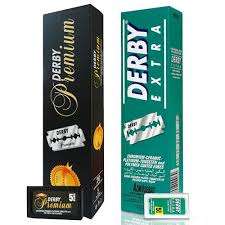 Lame de rasoir à double tranchant en acier inoxydable Derby OEM avec logo personnalisé pour hommes - Product Image 2