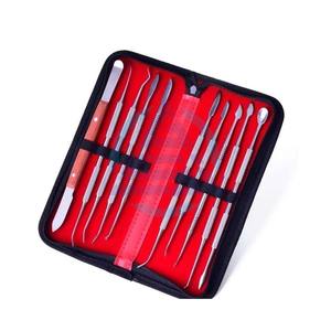 Espátula cuchillo de yeso Dental práctico Acero inoxidable versátil dientes cera tallado herramienta conjunto Dental conjunto instrumentos quirúrgicos - Product Image 1
