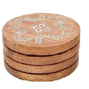 Juego de posavasos de estilo clásico con forma de Octágono ecológico de acero inoxidable de primera calidad, alfombrillas decorativas para bebidas para escritorio de oficina, Bar de fiesta - Product Image 1