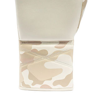 Fabrication de gants de boxe blancs sur mesure de haute qualité, fabriqués en cuir véritable, gants de boxe de compétition personnalisés - Product Image 5