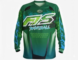 Camiseta de Paintball Personalizable, Acolchada, Ropa Deportiva Profesional, Práctica, Algodón/Poliéster/Spandex Premium, Transpirable, de Secado Rápido - Product Image 3