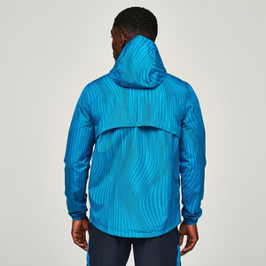 Veste de pluie à capuche imperméable hommes course cyclisme veste de plein air hommes coupe-vent survêtement coupe-vent avec Style personnalisé - Product Image 2