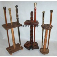 Couleur et design personnalisés disponibles, bâtons de marche en bois de qualité exclusive avec support et support du fabricant indien
