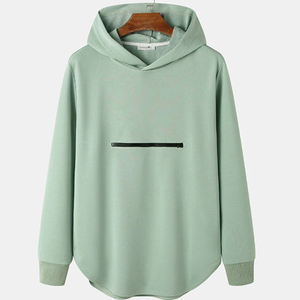 Sweat à capuche automne-hiver à la mode pour hommes, haut thermique avec logo personnalisé de grande taille, 100% coton, nouveau style, meilleure vente - Product Image 1