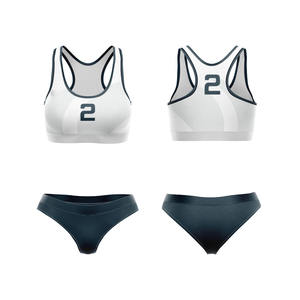 Conjunto de Bikini Deportivo de Voleibol de Secado Rápido Personalizado 2025, Tela de Alta Calidad de 220g, Ropa de Playa Sexy para Mujer, Conjuntos de Bikini Sublimados - Product Image 1