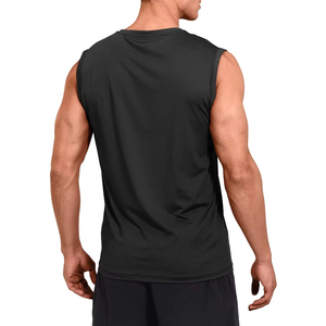 Bonne qualité solide sans manches sport débardeur personnalisé hommes basket-ball entraînement Fitness confortable Gym gilets chemise - Product Image 5
