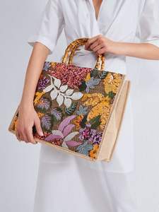 BOLSOS ÚNICOS BORDADOS DE STICH MEJOR Estilo bohemio Bordado Trabajo Mano Embrague Monederos Bolsos Diseño elegante Forro al por mayor - Product Image 3