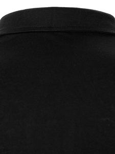 Logotipo personalizado para camisetas polo para hombres Patrón sólido 100% Poliéster Lona Camisetas lisas para hombres a la venta en cantidad a granel - Product Image 6