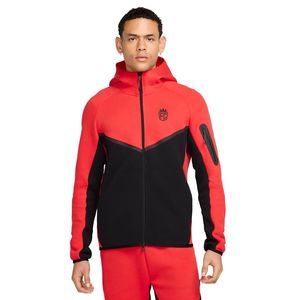 Veste à capuche zippée intégrale en polaire technique pour homme Rouge Légère Chaude Vêtement de sport d'entraînement Vêtement de sport haut de gamme - Product Image 3