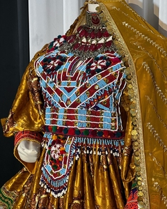 Vêtements afghans traditionnels personnalisés du fabricant pour femmes soie éthérée et coton 609 pièces à vendre - Product Image 4