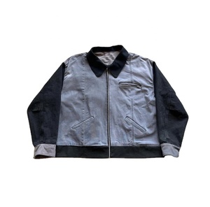 Blanc col rabattu hiver travailleur veste utilitaire veste personnalisée pour homme couleurs toile fermeture éclair travailleur veste pour hommes - Product Image 3