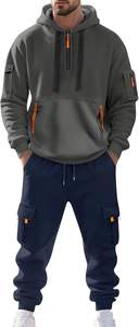 Chándales de alta calidad para hombre, chándales informales, chándal con cremallera de cuarto, chándal de manga larga para correr - Product Image 3