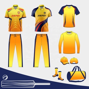 เครื่องแบบทีมคริกเก็ตเสื้อแขนสั้นชุดฝึกซ้อมคริกเก็ตโพลีเอสเตอร์100% - Product Image 6