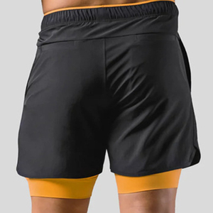 Pantalones Cortos Deportivos 2 en 1 con Cordón para Hombre, de Secado Rápido, Transpirables, para Entrenamiento, Ocio y Running - Product Image 4