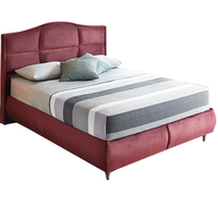 Cadre de lit en métal antibactérien sur mesure avec tête de lit de rangement pour chambre à coucher, école, hôpital, hôtel, dortoirs - Fabricant turc