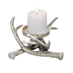 Vente en gros de bougeoir Antler Bougeoir décoratif en aluminium de haute qualité exclusive Antler Pièce unique à des prix impressionnants - Product Image 2