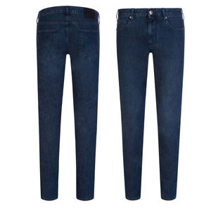 กางเกงยีนส์สำหรับผู้ชายดีไซน์ใหม่กางเกงผ้ายีนส์สกินฟิตมีสไตล์และทนทานสำหรับสวมใส่สบายๆพร้อมบริการปักและสร้างแบรนด์ - Product Image 3