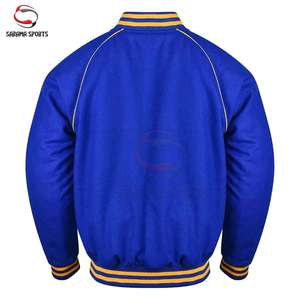 Chaqueta Varsity Letterman de Alta Calidad del Fabricante, Chaqueta de Fútbol Juvenil Personalizada, Chaqueta de Cuero para Hombre - Product Image 5