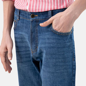 กางเกงยีนส์ผ้าแคนวาสผู้ชาย ดีไซน์ล่าสุด บริการ OEM สวมใส่สบาย คุณภาพพรีเมียม ระบายอากาศดี มีจำหน่าย - Product Image 6