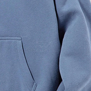 Nouveau style de sweats à capuche pour hommes nouveauté couleur unie 100% coton polyester pour l'hiver prix de gros - Product Image 5