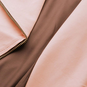 Traje de moda de alta demanda, chaqueta de cuero para mujer, chaqueta de cuero impermeable con cremallera frontal, chaqueta de cuero de manga larga para mujer - Product Image 6