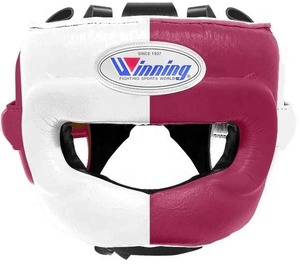 Protector Facial Completo de Boxeo Personalizado de Alta Calidad en Cuero Rosa y Blanco para Entrenamiento de Boxeo, Artes Marciales y Fitness - Product Image 6