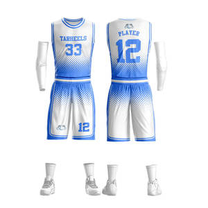 Tenues de basket-ball de bonne qualité, vêtements de sport, ensembles de maillots de basket-ball d'entraînement - Product Image 1