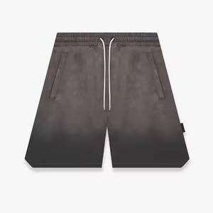 Pantalones cortos Hip Hop Unisex de gran tamaño diseño Vintage lavado ácido pantalones cortos para hombres algodón orgánico ropa de calle pantalones cortos disponibles en Pakistán - Product Image 3