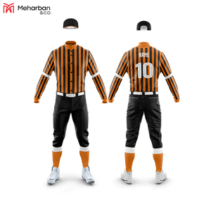 Uniforme de béisbol de precio razonable para adultos Venta al por mayor Jersey de béisbol en blanco Uniforme de béisbol ligero y cómodo - Product Image 4