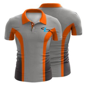 เสื้อเชิ้ตแขนสั้นสำหรับผู้หญิงและผู้ชายเสื้อทำงานโปโลผ้าฝ้าย100% คอตตอนพับลง - Product Image 6