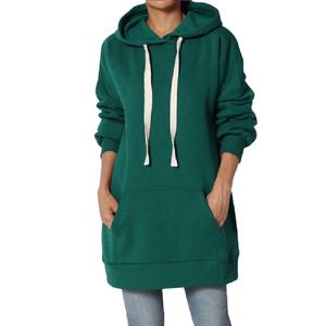 Sudaderas con capucha de entrenamiento para correr de invierno de alta calidad para mujer, sudaderas con logotipo personalizado de talla grande, sudaderas lisas al por mayor - Product Image 1
