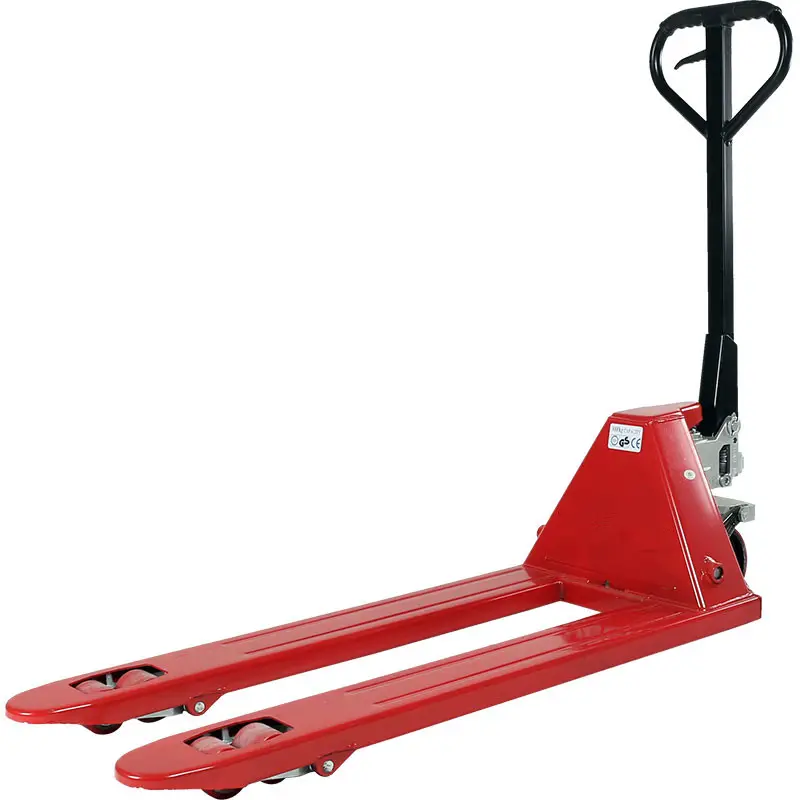 Handpallet Vrachtwagen Handmatige Pallet Heftruck 2 Ton 3 Ton 5 Ton 4.1 Mm Massief Staal Na Het Schilderen Van Transpallet Manuale 4 Pcs Facultatief