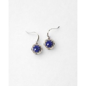 ต่างหูแฟชั่นลาพิส ลาซูลี ดีไซน์หรูหรา - Product Image 1