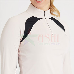 Ropa Deportiva Ecuestre para Mujer, Sudadera Profesional de Manga Larga, Impermeable, Cortavientos, de Poliéster y Elastano, Personalizable - Product Image 3