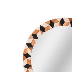 Miroir incrusté en résine disponible dans toutes les tailles et tous les styles Décoration murale Cadre de miroir en nacre - Product Image 2