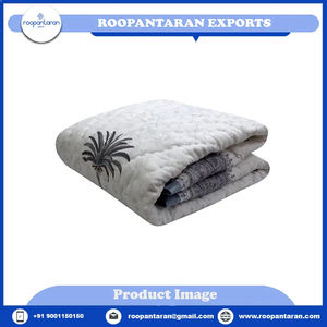 Edredón de algodón orgánico más vendido para niños pequeños, bloque hecho a mano, diseño de palmera impreso, fábrica suave directa del fabricante indio - Product Image 2