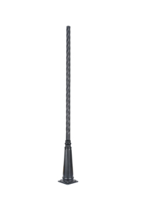Lampadaire solaire LED extérieur en aluminium ECOSOLAR, poteau de 50 cm de diamètre, support mural pour panneau solaire, pour utilisation dans les jardins et sur les routes - Product Image 5