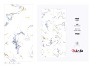 Carreaux de sol et de mur en porcelaine sans fin dorés 600x1200, haute densité, grand format - Product Image 5