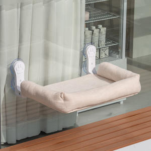 Hamac carré pour <span class=keywords><strong>chat</strong></span> en fausse fourrure de lapin, lit pour <span class=keywords><strong>chat</strong></span> d'hiver, perchoir de fenêtre avec ventouses puissantes, chaise longue pour <span class=keywords><strong>chat</strong></span> en tissu durable, plusieurs couleurs - Product Image 6