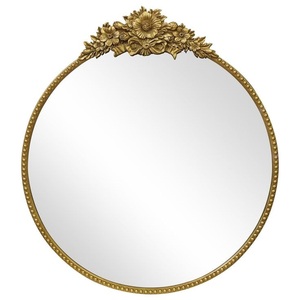 Espejo de pared Decoración para el hogar Diseño de hojas interiores Decoración clásica y moderna Espejo Múltiples diseños de acabado - Product Image 1