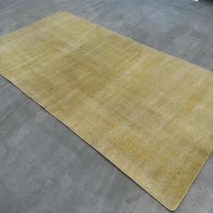 4.3x8 ft Rug, Turkish Vintage Area Rug, <b>Yellow</b> <b>Wool</b> Rug - Product Image 2