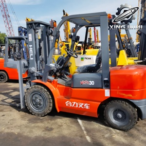 รถยก HELI CPCD30 3 ตัน รถยกมือสองจากญี่ปุ่น เครื่องยนต์อีซูซุ C240 รถใช้แล้ว รถใช้พลังงานเชื้อเพลิง 3000 กิโลกรัม - Product Image 5