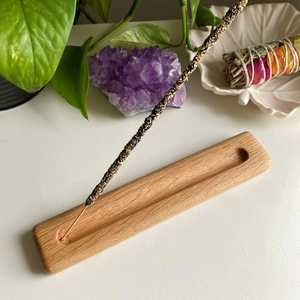 Porta Incienso de Madera Clásico y Duradero, Ecológico, Hecho a Mano en India, para Decoración del Hogar, Yoga, Meditación y Uso Religioso - Product Image 1