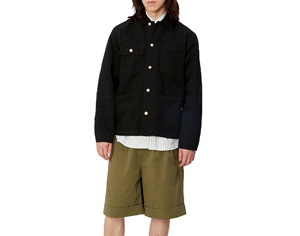 Veste en toile vintage personnalisée, style workwear hiver, en toile cirée de coton, pour homme. - Product Image 3