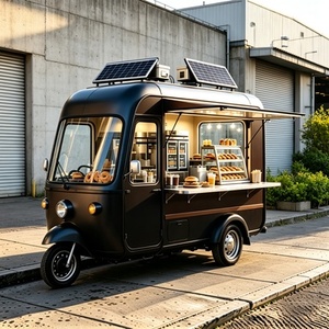 Chariot à café robuste avec machine à expresso et présentoir à pâtisseries pour les bureaux, les places de réunion, les événements, les célébrations et les rassemblements - Product Image 1
